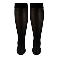 Truform 0371BL-S Knee-High Stockings - Open Toe - 15-20 mmHg - Black - Small
