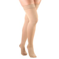 Truform 0374 Opaque Thigh-High Compression Stockings - Closed Toe - 15-20 mmHg