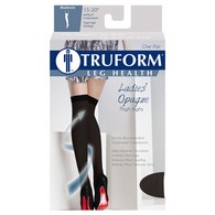 Truform 0374 Opaque Thigh-High Compression Stockings - Closed Toe - 15-20 mmHg