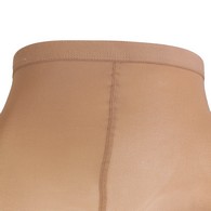 Truform 0375BG-L Opaque Microfiber Compression Pantyhose - 15-20 mmHg - Beige - Large