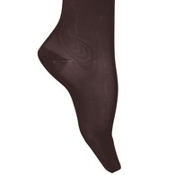 Truform 0375BL-M Opaque Microfiber Compression Pantyhose - 15-20 mmHg - Black - Medium