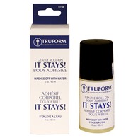 Truform 0758 IT STAYS! Roll-On Body Adhesive for Holding Support Stockings - 2 oz