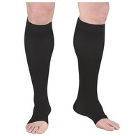 Truform 0808 Knee-High Compression Stockings - Open Toe - 18 mmHg