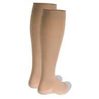 Truform 0808BG-M Knee-High Stockings - Open Toe - 18 mmHg - Beige - Medium