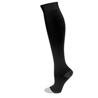 Truform 0808BL-3L Knee-High Stockings - Open Toe - 18 mmHg - Black - 3XL