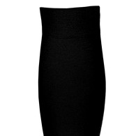 Truform 0808BL-XL Knee-High Stockings - Open Toe - 18 mmHg - Black - Extra Large