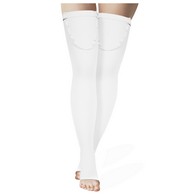 Truform 0810 Thigh Length Compression Stockings - Open Toe - 18 mmHg