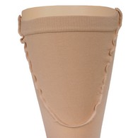 Truform 0810BG-M Thigh Length Stockings - Open Toe - 18 mmHg - Beige - Medium