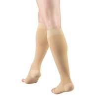 Truform 0845-2L Knee-High Stockings - Open Toe - 30-40 mmHg - Beige - 2XL