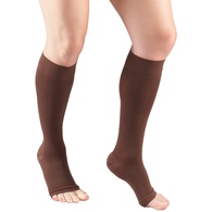 Truform 0865 Classic Medical Compression Stockings, Knee High, Open Toe, Unisex, 20-30 mmHg
