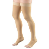 Truform 0868BG-M Classic Medical Thigh-High Stockings - Dot Top - 20-30 mmHg - OT - BGE - MED