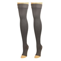 Truform 0868CH-M Classic Medical Thigh-High Stockings - Dot Top - 20-30 mmHg - OT - CHAR - MED