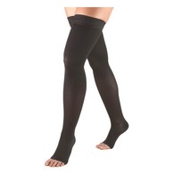 Truform 0868CH-XL Classic Medical Thigh-High Stockings - Dot Top - 20-30 mmHg - OT - CHAR - XL