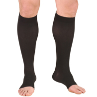 Truform 0875 Classic Medical Compression Stockings, Knee High, Open Toe, Unisex, 15-20 mmHg
