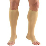 Truform 0875 Classic Medical Compression Stockings, Knee High, Open Toe, Unisex, 15-20 mmHg