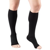 Truform 0965 Knee-High Compression Stockings - Microfiber - Open Toe - 20-30 mmHg