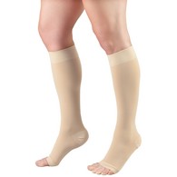 Truform 0965ABG-M Knee-High Stockings - Aloe Knit Microfiber - OT - 20-30 mmHg - BGE - MED