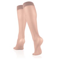 Truform 1763ND-S Sheer Knee-High Stockings - Closed Toe - 8-15 mmHg - Nude - Small