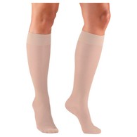 Truform 1763ND-S Sheer Knee-High Stockings - Closed Toe - 8-15 mmHg - Nude - Small