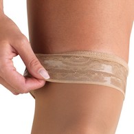 Truform 1764 Sheer Thigh-High Compression Stockings - Closed Toe - 8-15 mmHg