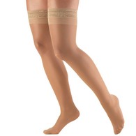 Truform 1764 Sheer Thigh-High Compression Stockings - Closed Toe - 8-15 mmHg