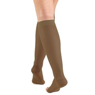 Truform 1772ES-L Sheer Knee-High Stockings - Open Toe - 15-20 mmHg - Espresso - Large
