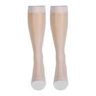 Truform 1772IV-L Sheer Knee-High Stockings - Open Toe - 15-20 mmHg - Ivory - Large