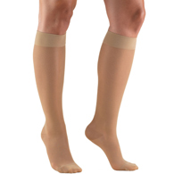 Truform 1773 Ladies' Sheer Knee-High Support Stockings, 15-20 mmHg, LITES 20 Denier Look