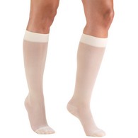 Truform 1773 Ladies' Sheer Knee-High Support Stockings - 15-20 mmHg - 20 Denier - 3XL - Ivory