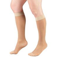 Truform 1773 Ladies' Sheer Knee-High Support Stockings - 15-20 mmHg - 20 Denier - 3XL - Lite BGE