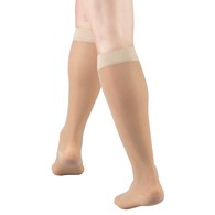 Truform 1773 Ladies' Sheer Knee-High Support Stockings - 15-20 mmHg - 20 Denier - 2XL - Nude