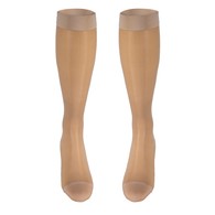 Truform 1773 Ladies' Sheer Knee-High Support Stockings - 15-20 mmHg - 20 Denier - 3XL - Nude