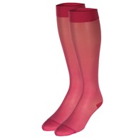 Truform 1773 Ladies' Sheer Knee-High Support Stockings - 15-20 mmHg - 20 Denier - MED - Pink