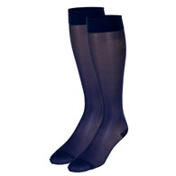 Truform 1773 Ladies' Sheer Knee-High Support Stockings - 15-20 mmHg - 20 Denier - LGE - Purple