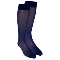 Truform 1773 Ladies' Sheer Knee-High Support Stockings - 15-20 mmHg - 20 Denier - XL - Purple