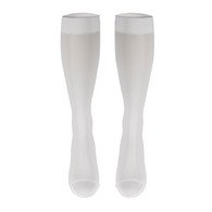 Truform 1773 Ladies' Sheer Knee-High Support Stockings - 15-20 mmHg - 20 Denier - 2XL - White