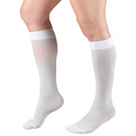 Truform 1773 Ladies' Sheer Knee-High Support Stockings - 15-20 mmHg - 20 Denier - 3XL - White