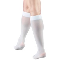 Truform 1773 Ladies' Sheer Knee-High Support Stockings - 15-20 mmHg - 20 Denier - LGE - White