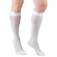 Truform 1773 Ladies' Sheer Knee-High Support Stockings - 15-20 mmHg - 20 Denier - SML - White