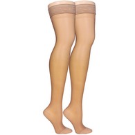 Truform 1774 Sheer Thigh-High Compression Stockings - 15-20 mmHg