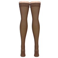 Truform 1774ES-M Sheer Thigh-High Stockings - 15-20 mmHg - Espresso - Medium