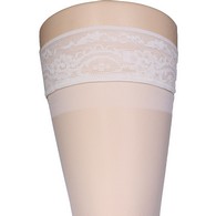 Truform 1774IV-XL Sheer Thigh-High Stockings - 15-20 mmHg - Ivory - Extra Large