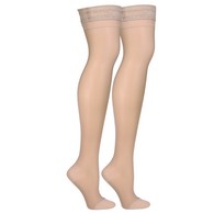 Truform 1774ND-XL Sheer Thigh-High Stockings - 15-20 mmHg - Nude - Extra Large
