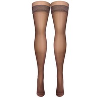 Truform 1774TP-S Sheer Thigh-High Stockings - 15-20 mmHg - Taupe - Small