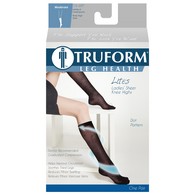 Truform 1782 Sheer Knee-High Compression Stockings - Dot Pattern - 15-20 mmHg
