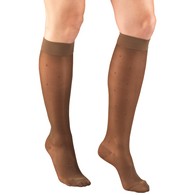 Truform 1782 Sheer Knee-High Compression Stockings - Dot Pattern - 15-20 mmHg