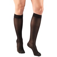 Truform 1783 Sheer Knee-High Compression Stockings - Diamond Pattern - 15-20 mmHg