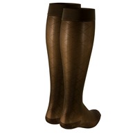 Truform 1783ES-L Sheer Knee-High Stockings - Diamond Pattern - 15-20 mmHg - Espresso - Large