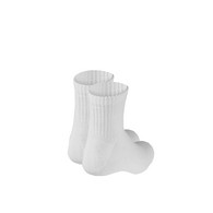 Truform-1911WH-M TruSoft Non-Compression Socks - Mini-Crew Length - White - Medium