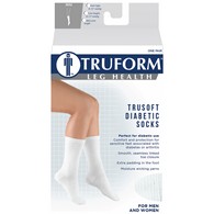 Truform 1912 TruSoft Crew-Length Socks - 8-15 mmHg